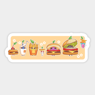 Burger Pikmin Sticker